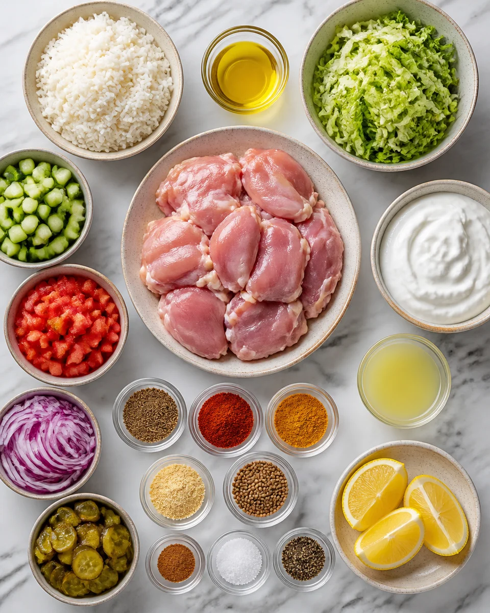 Chicken Shawarma Bowl