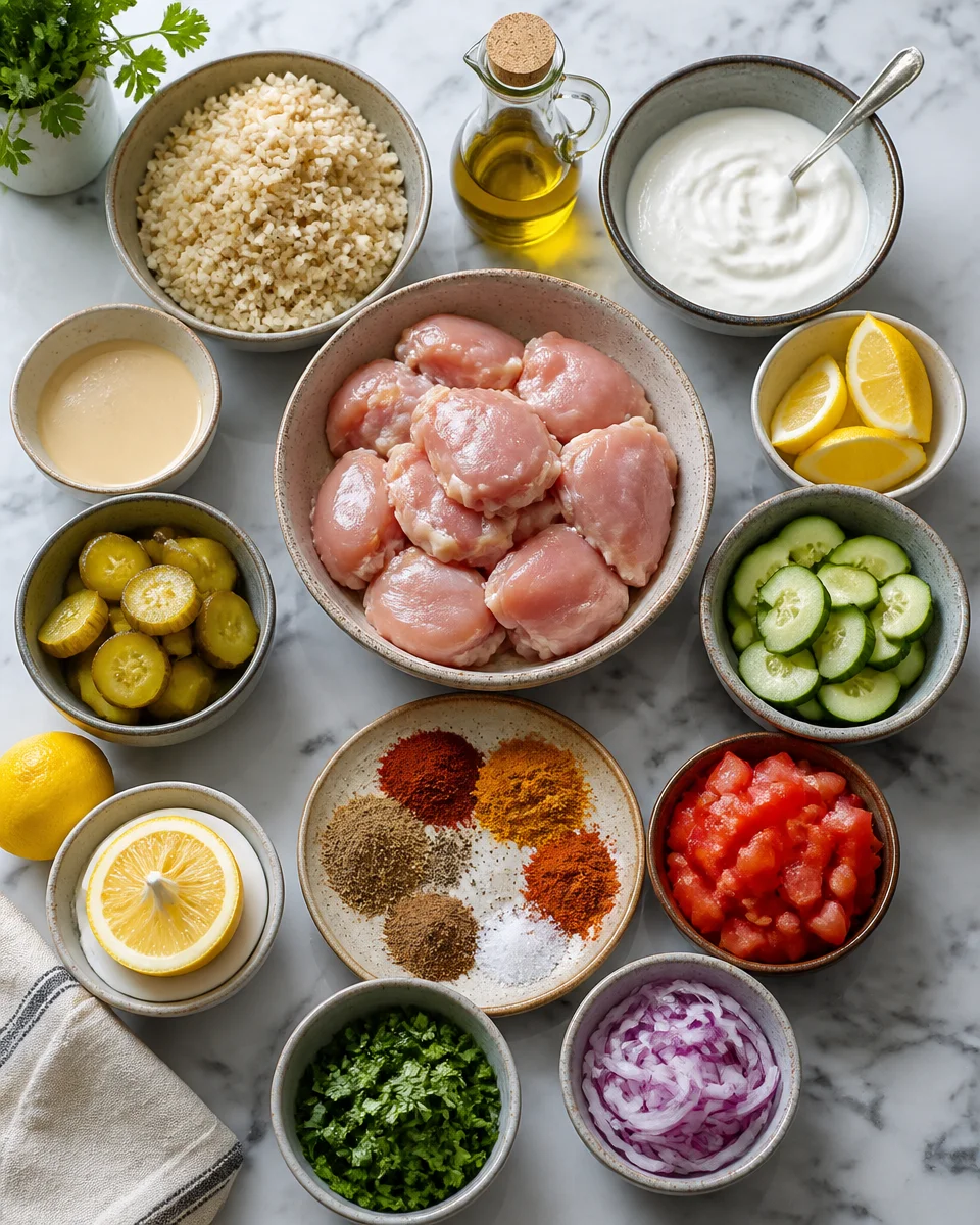 Chicken Shawarma Bowl