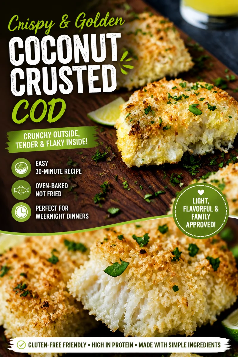 Coconut Lime Baked Cod