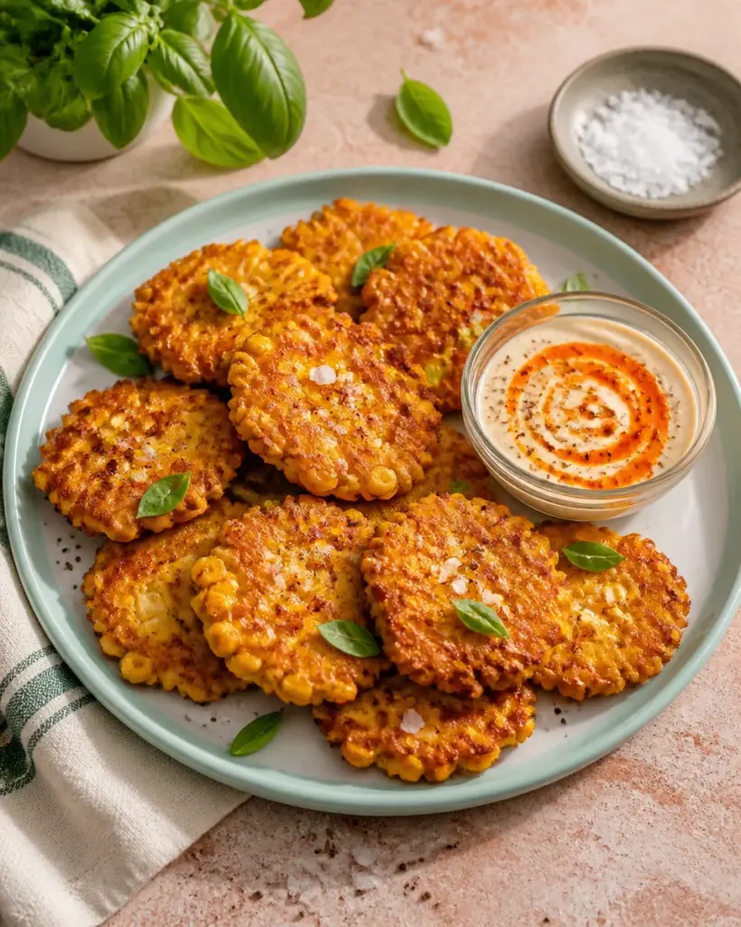 Corn Fritters with Honey Butter