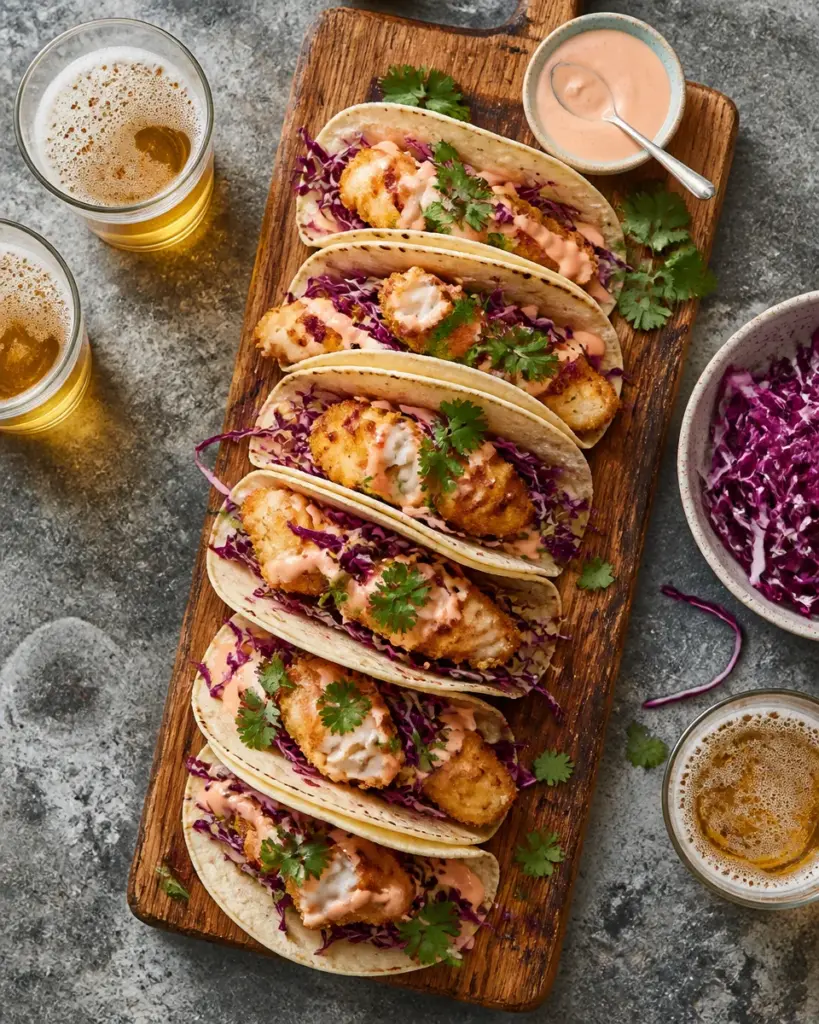 Crispy Baja Fish Tacos
