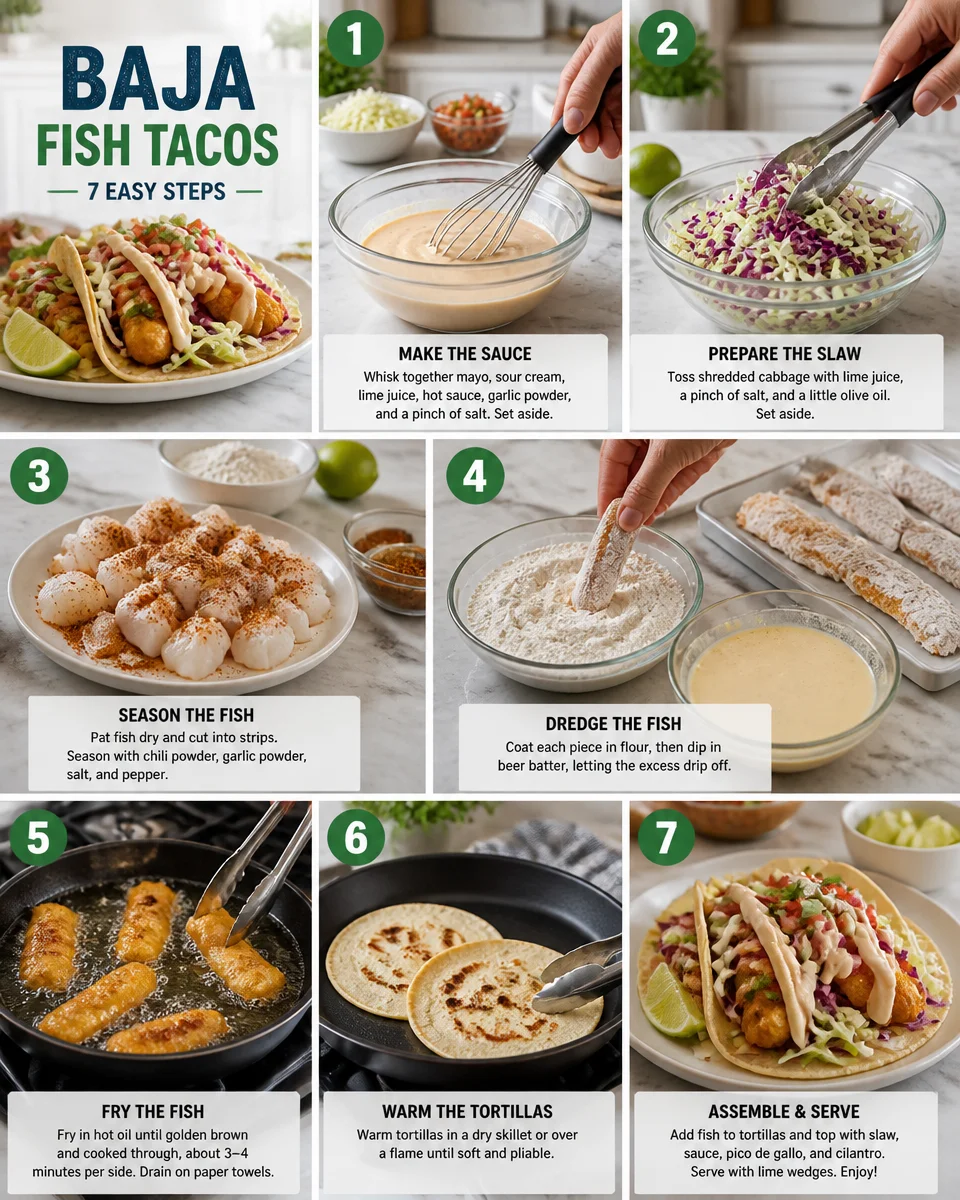 Crispy Baja Fish Tacos