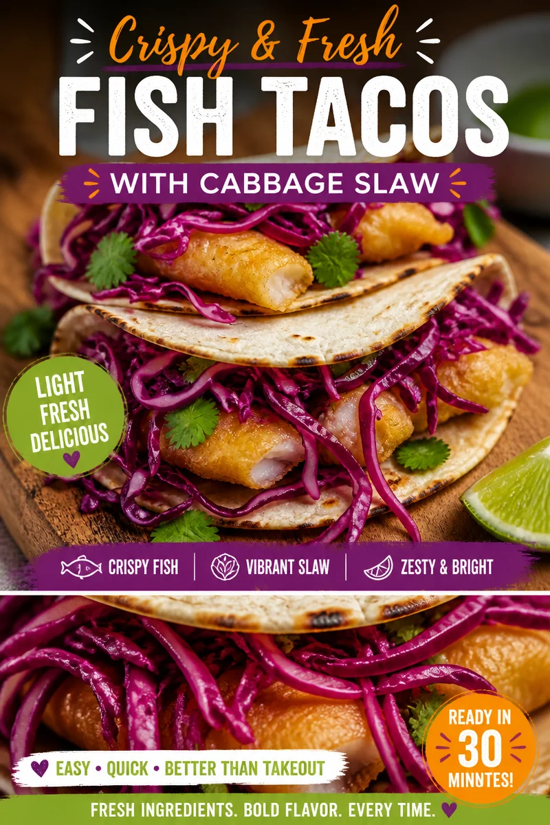 Crispy Baja Fish Tacos