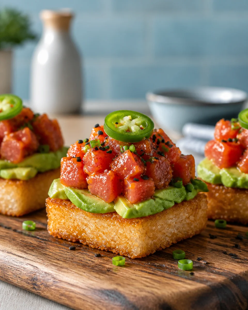 Crispy Rice Salad with Spicy Tuna