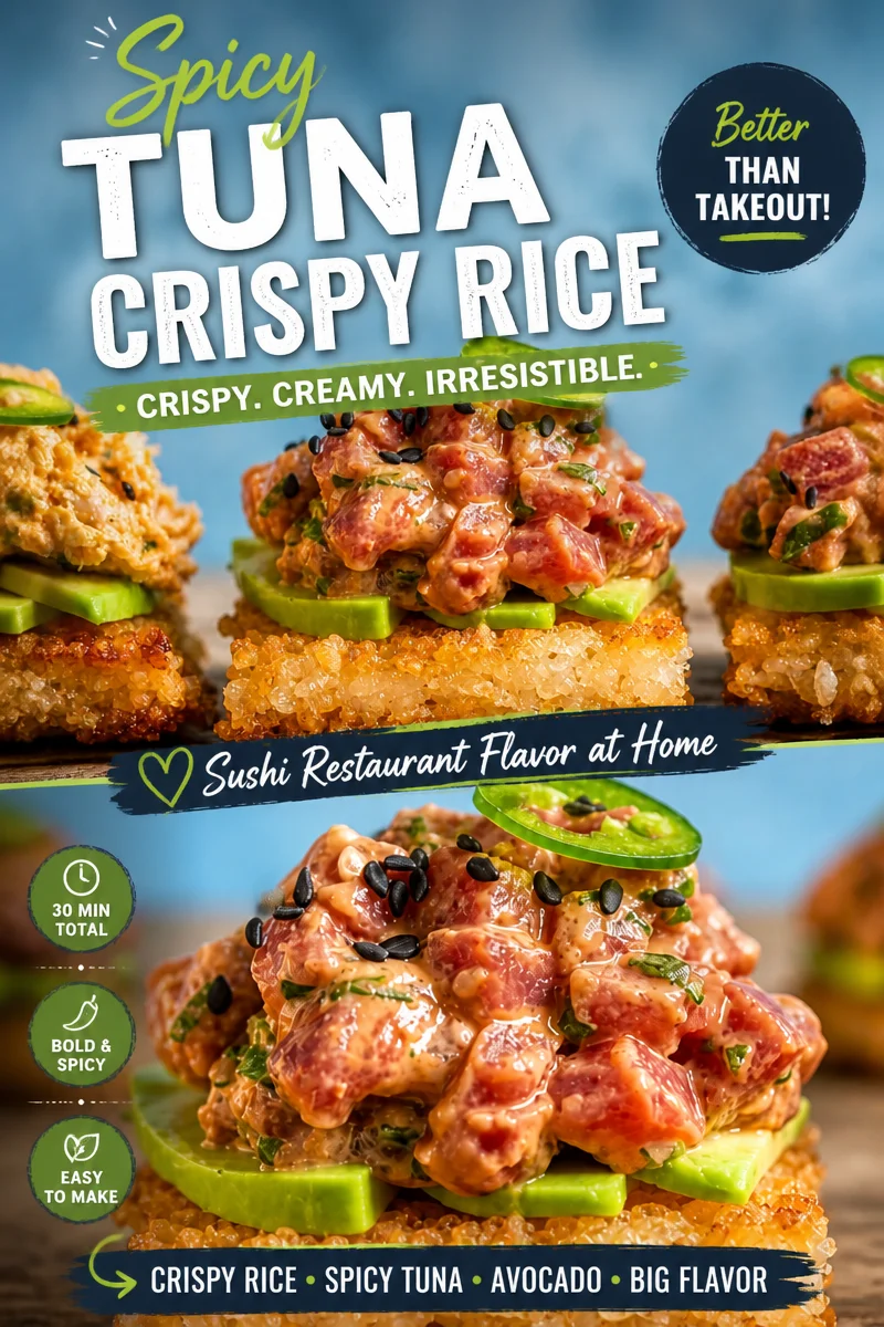 Crispy Rice Salad with Spicy Tuna