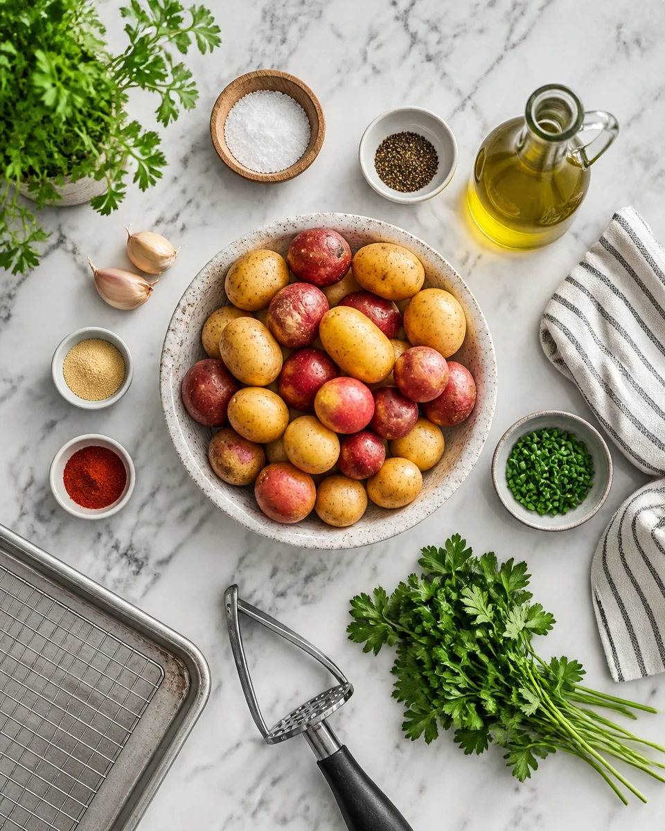 Crispy Smashed Potatoes