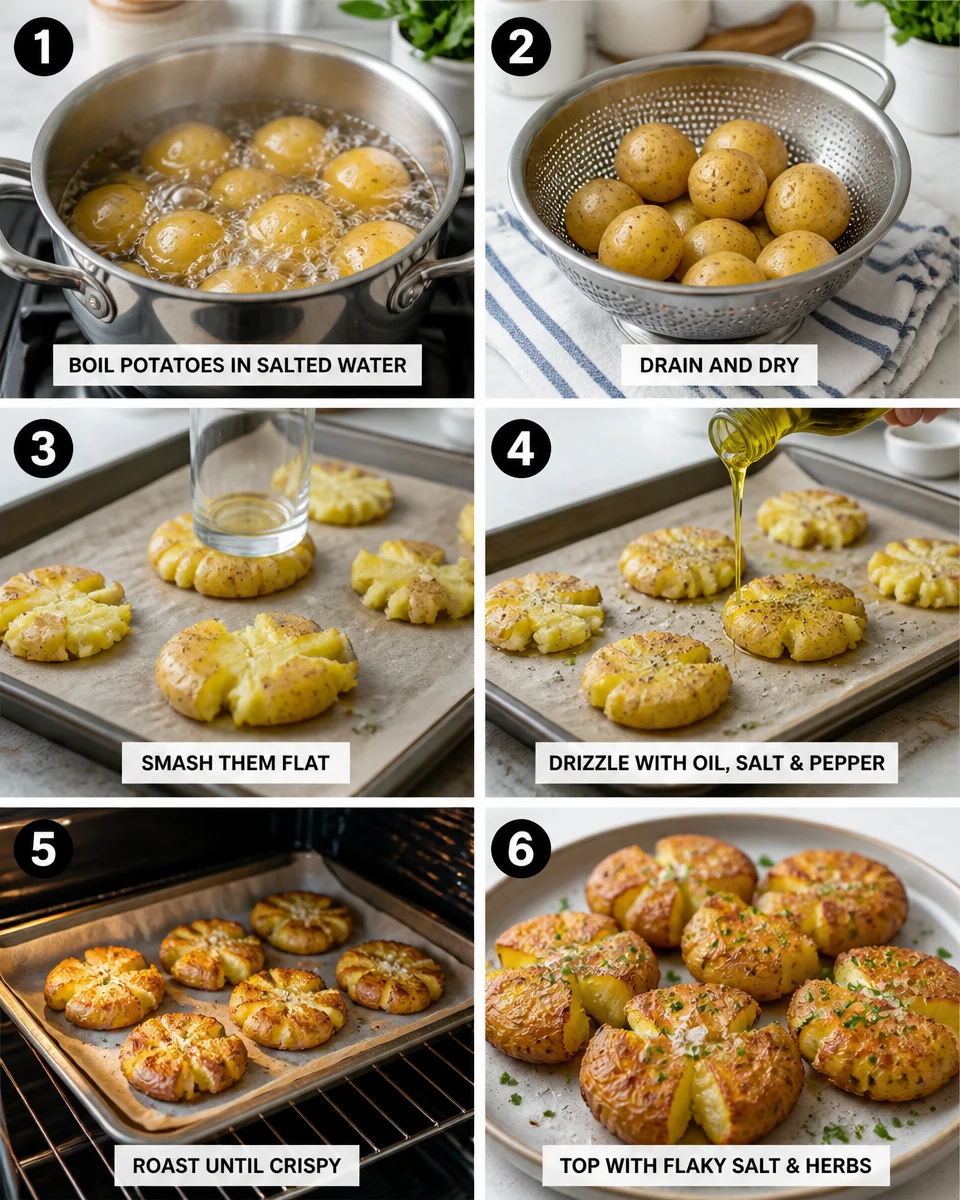 Crispy Smashed Potatoes