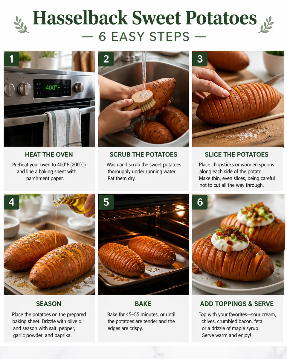Hasselback Sweet Potato