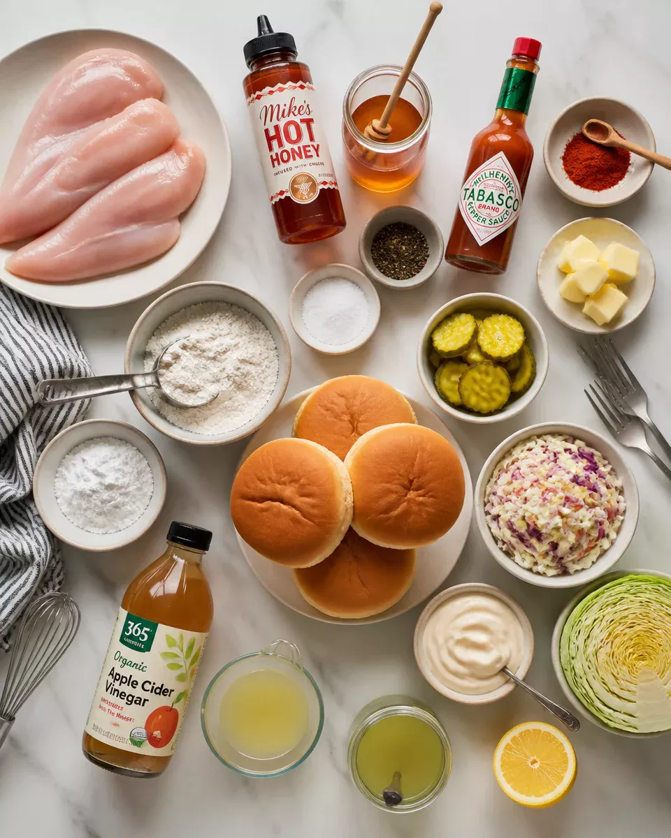 Hot Honey Fried Chicken Sandwich