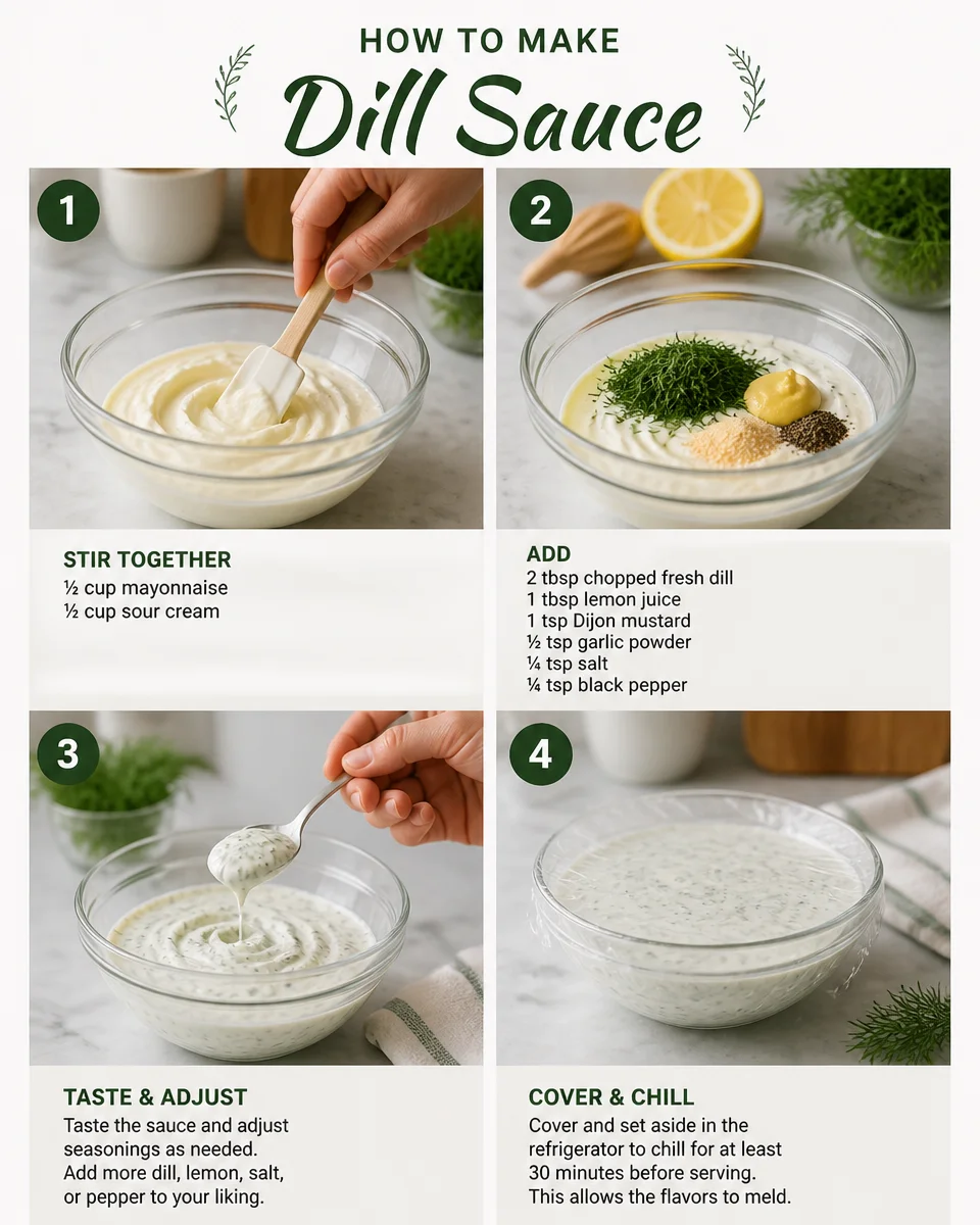 Salmon Patties with Dill Sauce