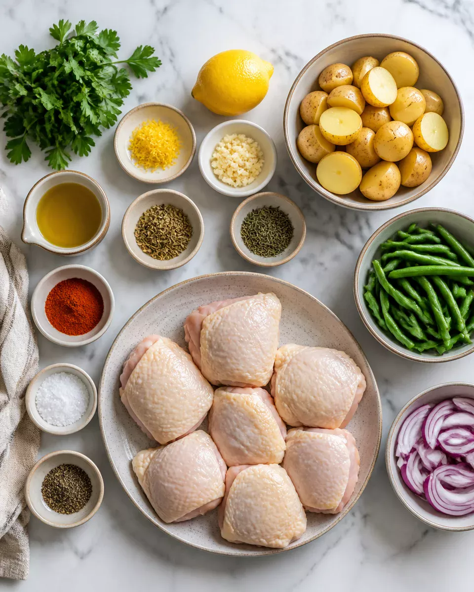 Sheet Pan Lemon Herb Chicken Thighs