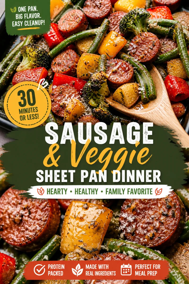 Sheet Pan Sausage and Vegetables