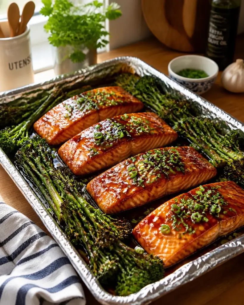 Sheet Pan Teriyaki Salmon