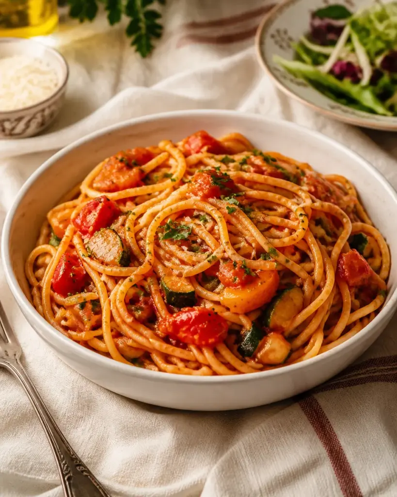 Tuscan White Bean Pasta