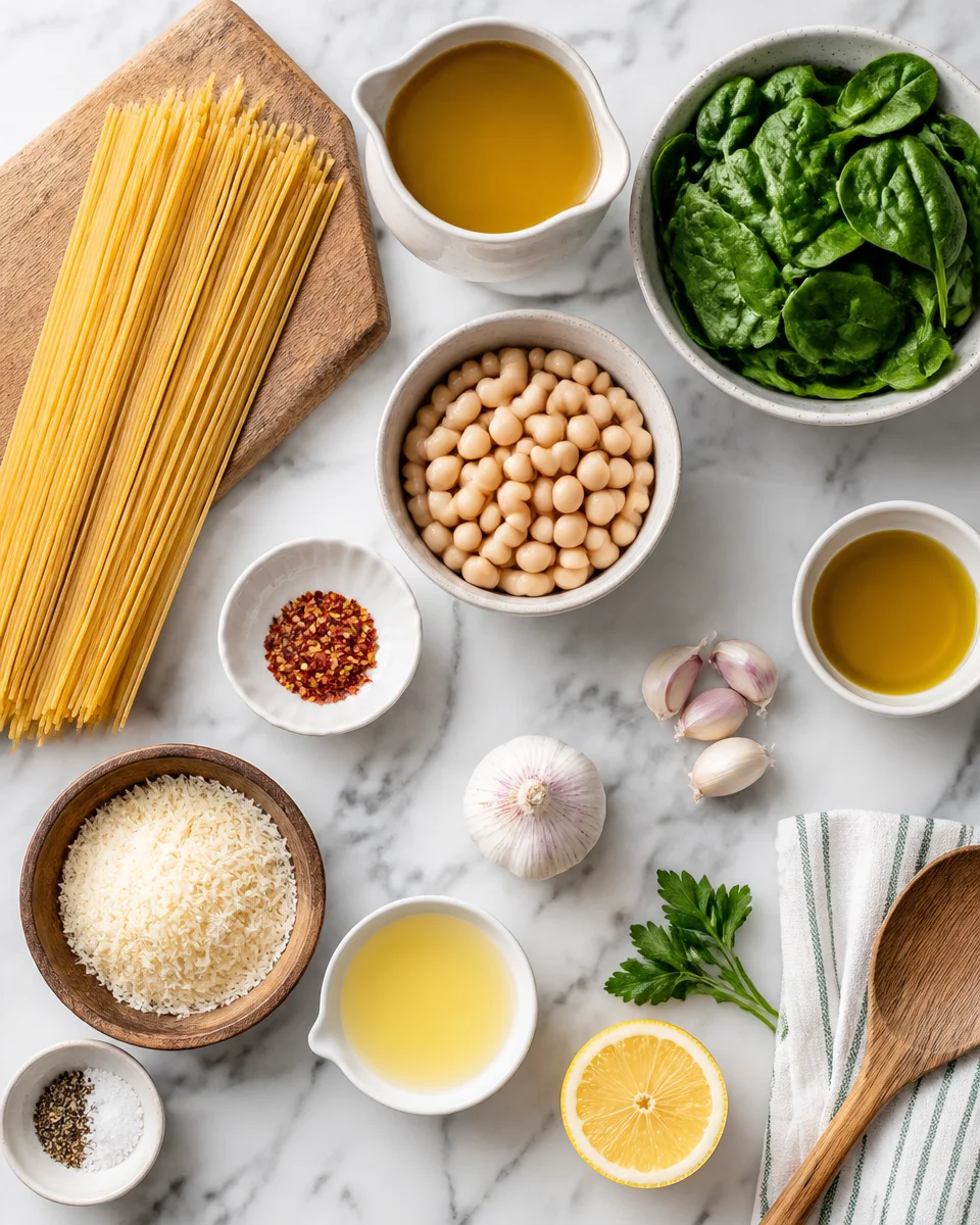 Tuscan White Bean Pasta