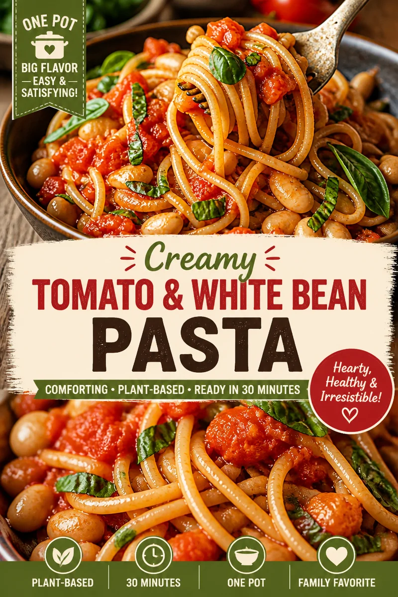 Tuscan White Bean Pasta