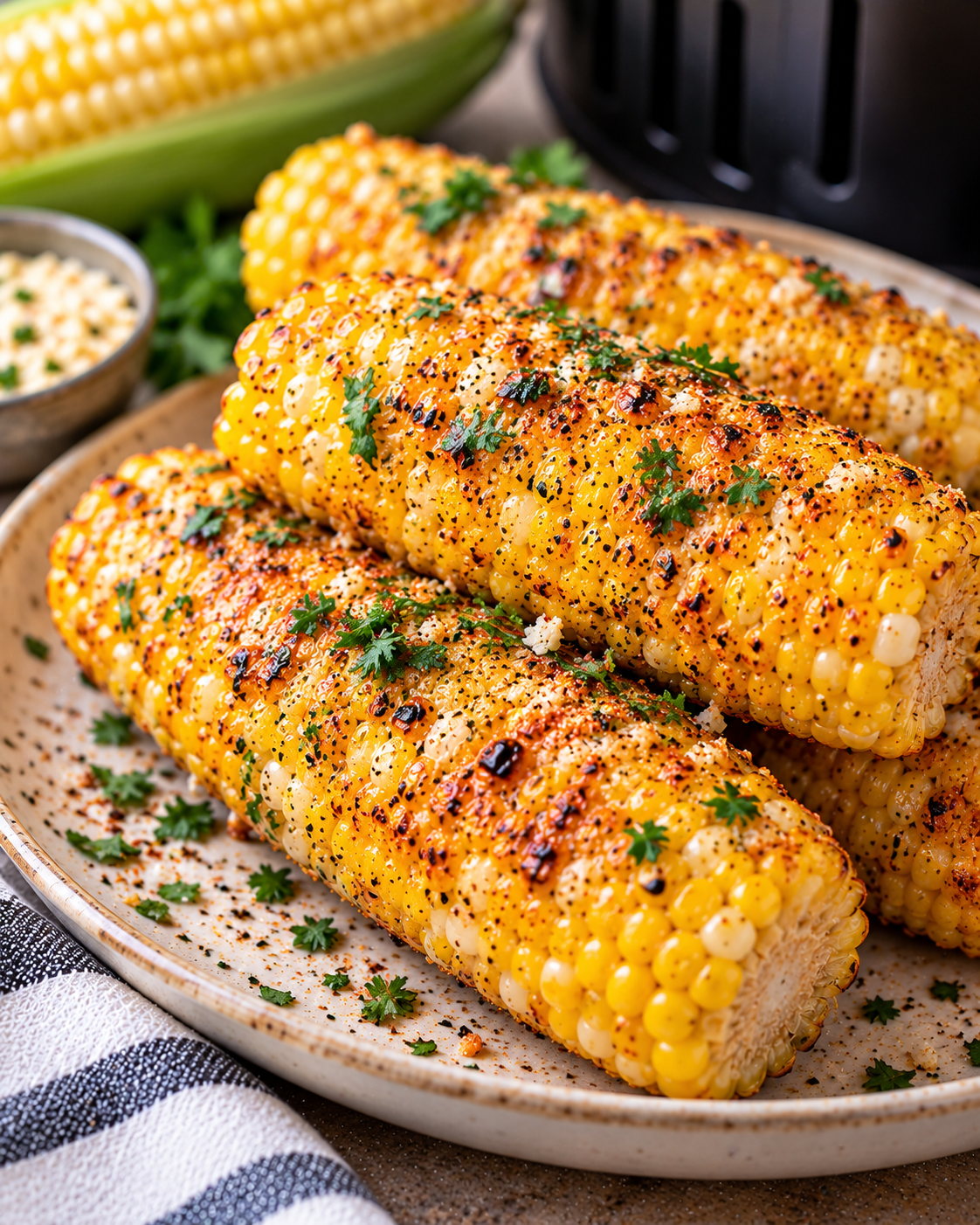 Juicy Air Fryer Corn on the Cob