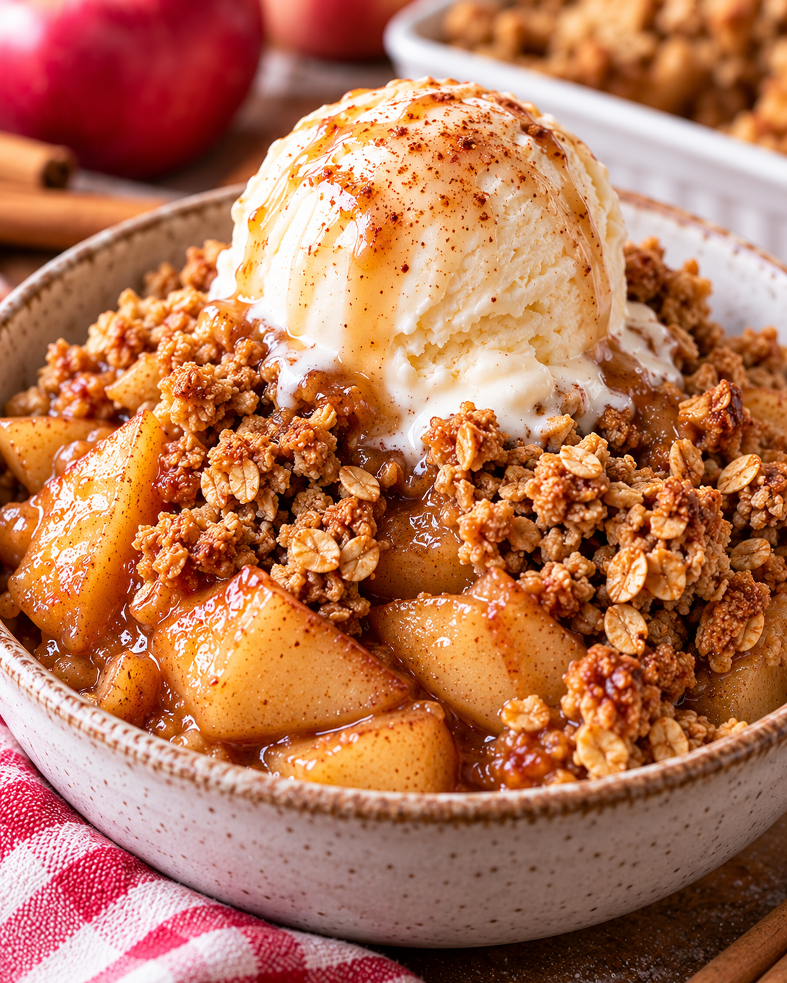 Gluten-Free Apple Crisp Recipe Collage